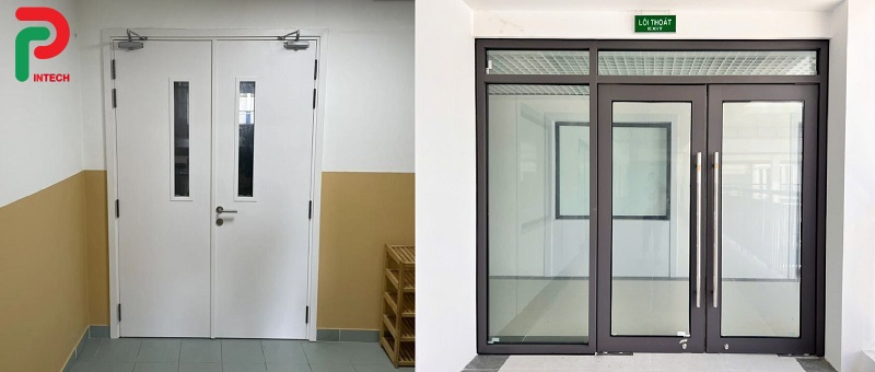 So Sánh Cửa Chống Cháy Kính Và Thép: Loại Nào Nên Chọn Cho Công Trình?
