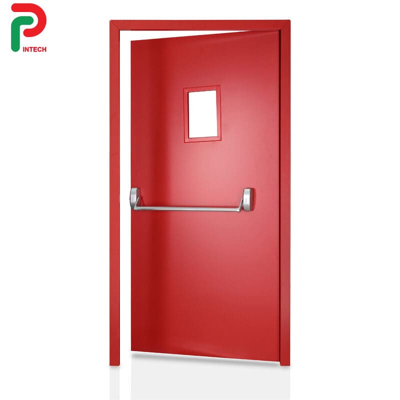 Cấu Tạo Cửa Thép Chống Cháy Và Vai Trò Từng Bộ Phận Trong Khả Năng Ngăn Cháy