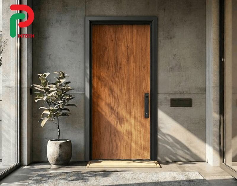 Cửa Thép Vân Gỗ 1 Cánh - Mở Trái Hay Phải Mới Tiện Nhất?