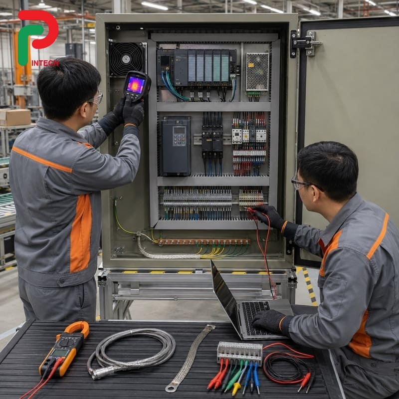 Tủ Điện Sơn Tĩnh Điện - 5 Lỗi Khi Lắp PLC Cần Tránh Ngay!