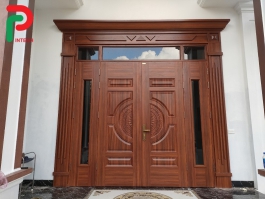 Cửa Thép Vân Gỗ 4 Cánh: Mẹo Chống Kêu Cọt Kẹt Hiệu Quả