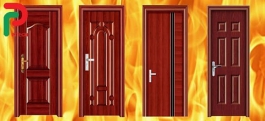Những lợi ích ít ai biết về cửa thép vân gỗ chống cháy tại Lai Châu