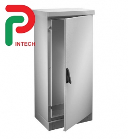 Tủ Rack 27U D600 cánh lưới, cánh Mika sơn tĩnh điện – Phúc Long Intech